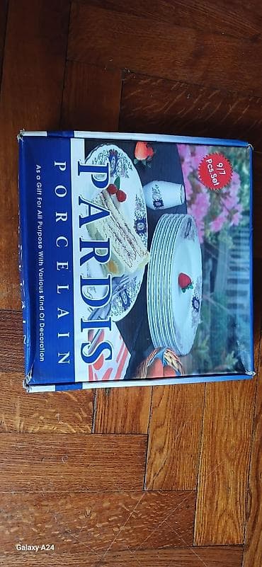 Nahar dəsti, rəng - Ağ, Farfor, 7 nəfərlik, Türkiyə