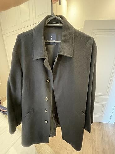 uzun paltolar: Schneiders Salzburg kişi palto - Rəng: qara - Kəsim: klassik düyməli — 1