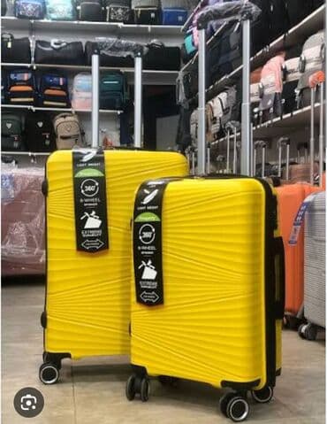 Sərnişin çamadanları – yüngül və möhkəm, sərt korpuslu (ABS/PP)