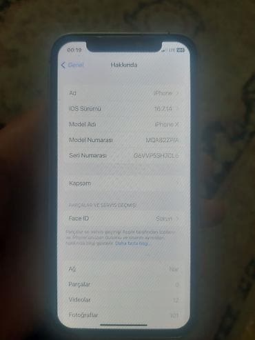 xiomi 10 s: IPhone X, 256 GB, Gümüşü, Zəmanət — 4