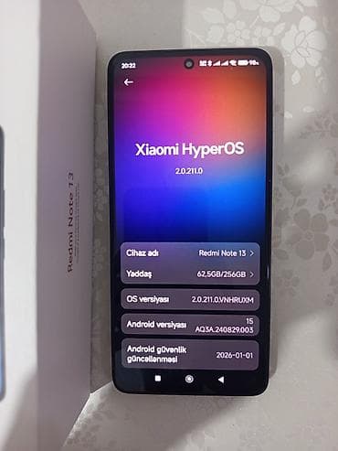 xiaomi redmi note 8 33 gb: Redmi Note 13, 256 GB, rəng - Qara, İki sim kartlı — 3