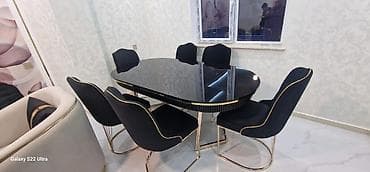 turkiye ev alqi satqisi: Düz masa, Qonaq otağı üçün, 6 nəfər, Açılan, Türkiyə, 2 il zəmanət — 7