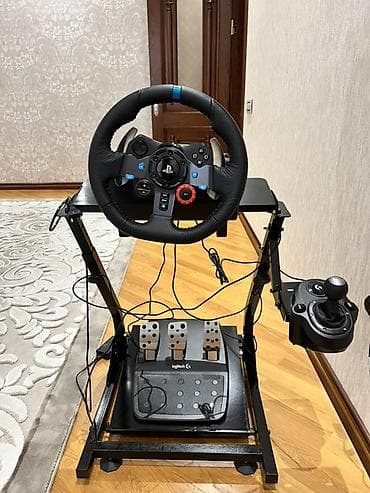 pc joystick qiymeti: PlayStation üçün yarış simulyator dəsti. Komplektə Logitech G seriyalı — 3