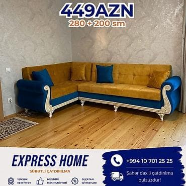 Divanlar: Künc divan, Yeni, Açılan, Bazalı, Parça, Şəhərdaxili pulsuz çatdırılma — 1