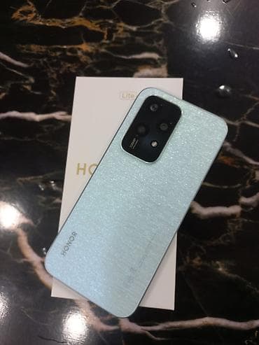 100 manatliq telefon: Honor 200 Lite, 256 GB, rəng - Mavi, Face ID — 2