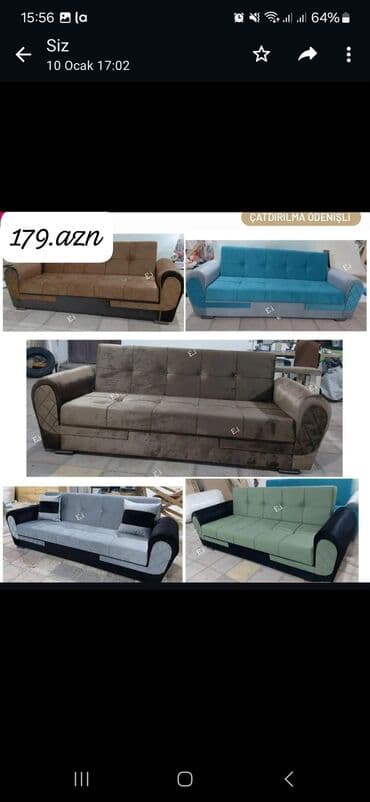 ucuz divanlarin qiymeti: Divan, Açılan, Bazalı, Parça, Ödənişli çatdırılma — 3