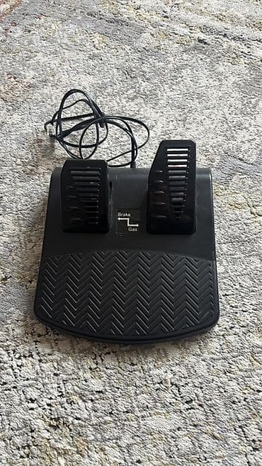 oyun sukanı satışı: Oyun sükan dəsti – rul, ayaq pedalları və əl əyləci/ötürmə modulu — 4