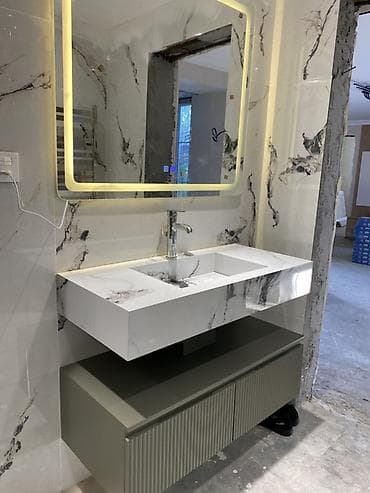 uzunuska guzgu: Mətbəx və vanna otağı üçün eksklüziv mebel və lavabolar - Dizayn — 1
