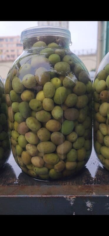 Digər qida məhsulları: Məhsul: Duzlu suda konservləşdirilmiş yaşıl zeytun satılır Əlaqə: +994 — 1