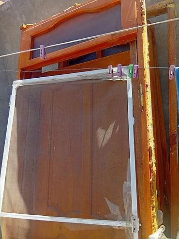 Ремонт и строительство: Taxta giriş qapısı dəsti - Material: təbii ağac, lak örtüklü - Rəng — 3