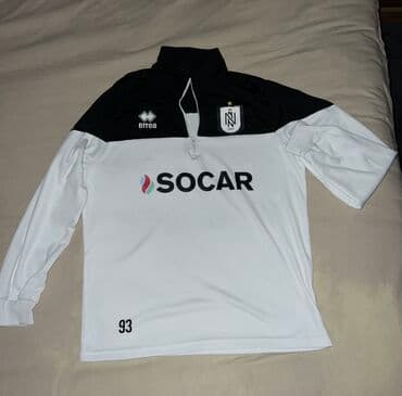 kişi köynəkləri: Errea tərəfindən istehsal olunan bu ağ polo köynək, üst hissəsində — 2