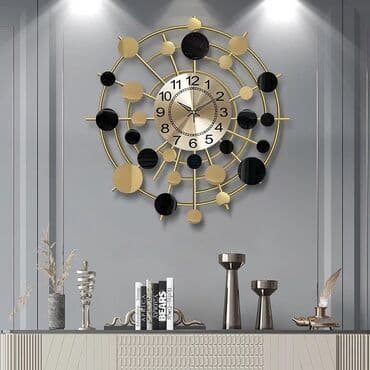 hamilton saat: Divar Saatı Material: Paslanmaz əlvan dəmir Diametr: 60 sm Ölkə — 1