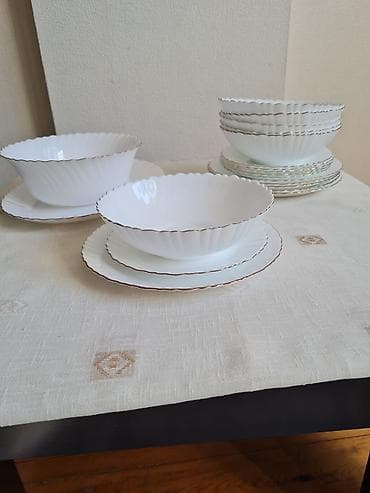 ag guller: Nahar dəsti, rəng - Ağ, 6 nəfərlik, Türkiyə — 1