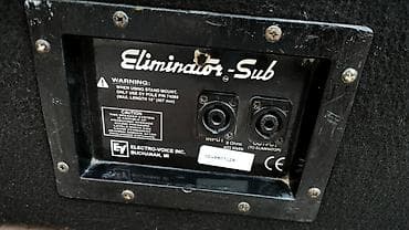 Nəfəs alətləri: Bir cüt sub satılır. Qutu original EV eliminatordu. İçi isə original — 5