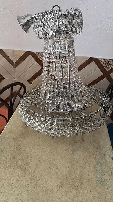 çilciraq: Çılçıraq, 10 və daha çox lampa, Xrustal — 2