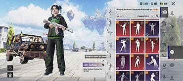 qara ketler: PUBG Mobile hesabı 63 lv göz bandı var real alçya endirim var — 10
