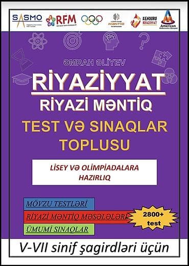 Riyaziyyat – Riyazi Məntiq: Test və Sınaqlar Toplusu (Əmrah Əliyev) -