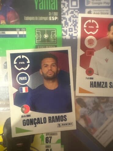 Məktəb çantaları: Panini fotbol kart fifa World Cup Goncalo Ramos Endirim edə bilərəm — 1