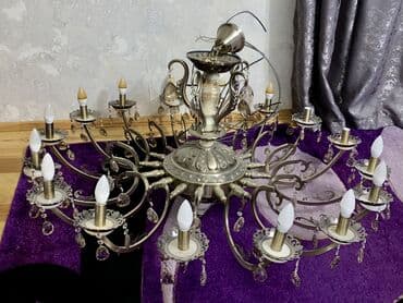 əncir qurusu qiyməti: Çılçıraq, 10 və daha çox lampa, Metal — 6