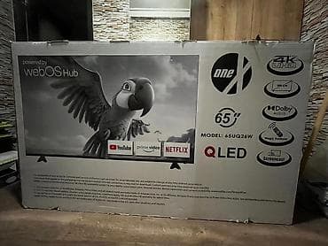 eurolux tv: OneX 65UQ26W 65" QLED Smart TV - Ekran: 65 düym (165 sm), QLED panel — 1