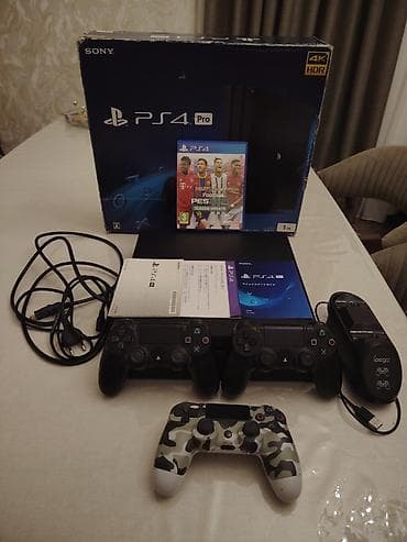 irşad electronics soyuducular: Sony PlayStation 4 Pro oyun konsolu – 1 TB - 4K HDR dəstəyi - Orijinal — 1