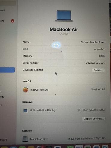 Комплектующие для ПК и ноутбуков: Apple MacBook, 13.3 ", M1, 256 ГБ — 3