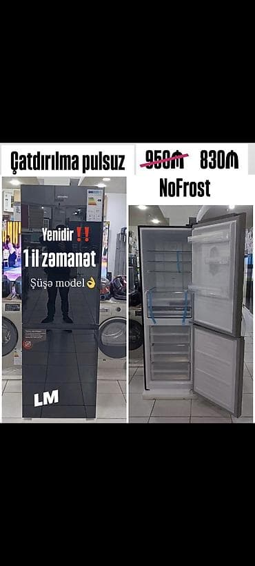 one punch man: 2 qapılı Yoshiro Soyuducu Satılır, rəng - Qara — 1