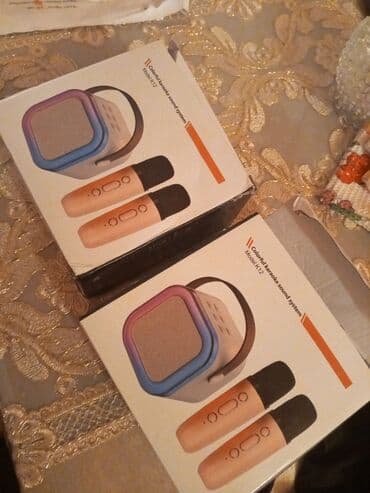 bluetooth mikrofon karaoke: Colorful Karaoke Sound System – Model: K12 Komplekt: - Portativ — 2