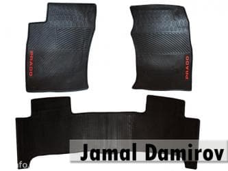 Land crusier prado üçün silikon ayaqaltilar, Силиконовые коврики для