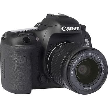 reqemsal kamera: Canon EOS 7D rəqəmsal güzgülü fotoaparat, Canon Zoom Lens EF-S 18-55mm — 1