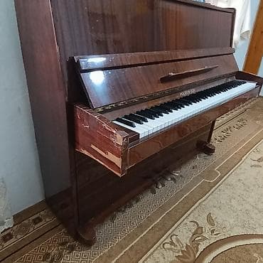 2 el piyano: Upright pianino – “Rostov-Don” - Korpus: parlaq laklı qəhvəyi taxta — 5