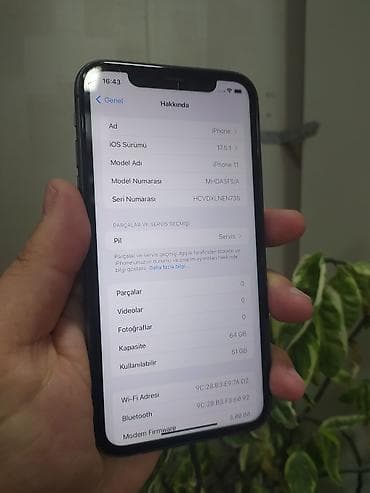s21 ikinci el: IPhone 11, 64 GB, Qara, Face ID — 4