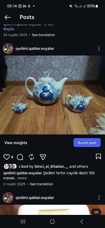 Çay dəsti, rəng - Ağ, Farfor