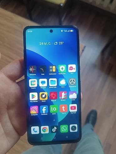 Realme C55, 256 GB, rəng - Göy, Barmaq izi, Face ID, İki sim kartlı