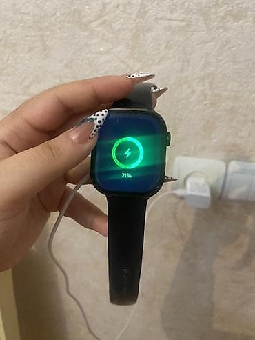 modio st12 smart watch: Ağıllı saat – böyük tam ekran sensorlu displey, qara silikon qayış — 1