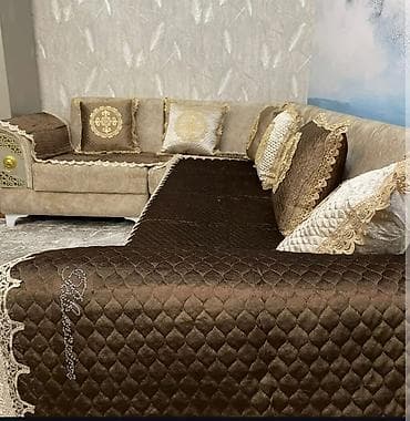 çilədağı bitkisi rus dilində: Divan üçün Yeni rəng - Qəhvəyi Yataq örtüyü, Ödənişli çatdırılma — 3