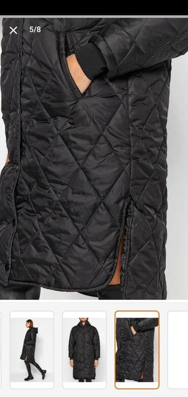 женский пуховик новый: Qadın üçün qara kurtka. Ölçüsü səhv gəldiyi üçün satılır. S-38 bədən — 7