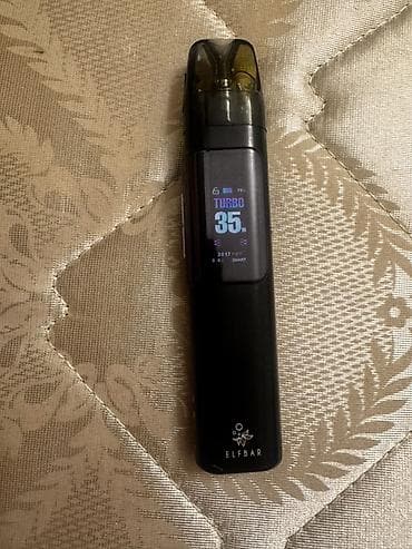 Личные вещи: ELFBAR ELFY pod sistem elektron cihaz - Rəng: qara, kompakt və yüngül — 1