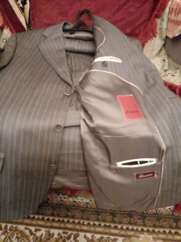 мужские спортивные костюмы брендовые бишкек: Мужской костюм, Демисезон, Bershka, 2XL, цвет - Бежевый — 1