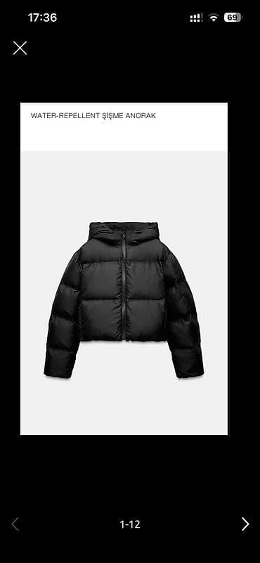 Zara kurtka S razmer bir neçe defe geyilib