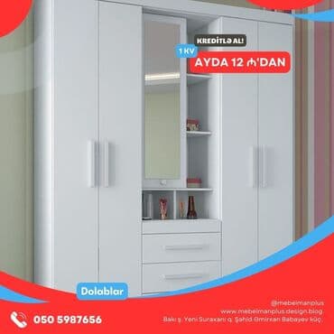 metbex şkafı: Modern dolablar KREDİTLƏ Dolabları indi kreditlə əldə, edə — 11