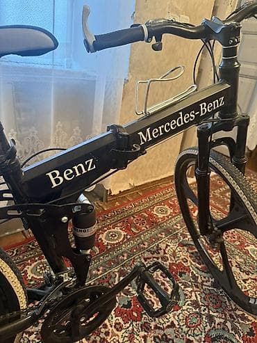 velosipedlər 20: Mercedes-Benz temalı qatlanan velosiped 26 lıqdır sürülmediyi üçün — 2