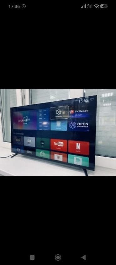Smart TV – Android TV platformalı - Ekran: təxminən 43–50 düym