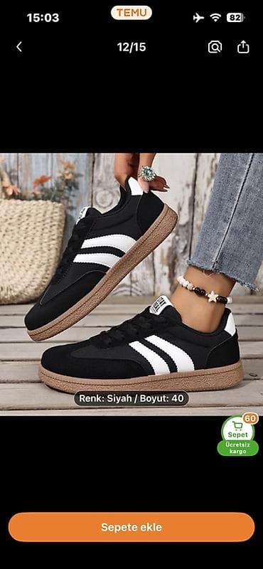 deri alti: Ölçü: 41, rəng - Qara, İşlənmiş — 1