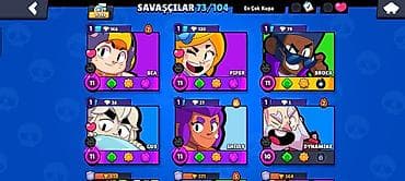 se pro: Brawl Stars hesabı !! Hesab ilk verilmir!! - Kupa yolu: 16.188 - — 3