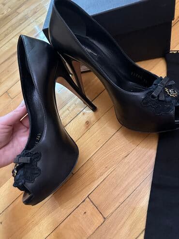 şnurlu qadın mokasinləri: Tuflilər, Dolce & Gabbana, Ölçü: 36.5, rəng - Qara, Yeni — 4