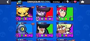yuk surucusu: Brawl Stars hesabı - Kupa yolu: 53.035 (ən yüksək 53.042) - Hesab — 4