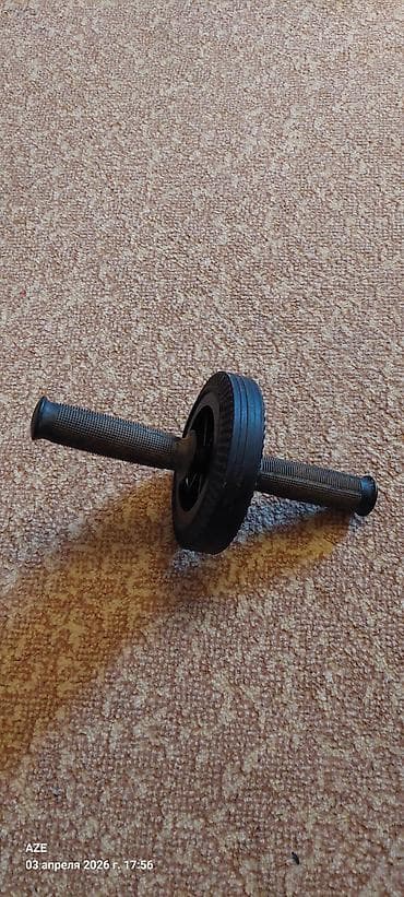 tutacaqlar: AB təkər (qarın əzələləri üçün məşq çarxı) - İki tərəfli tutacaqlı — 2