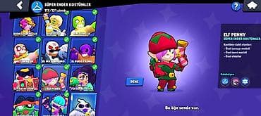 Brawl Stars oyunu üçün inkişaf etmiş hesab - Kupa: 131,545 (ən yüksək — 4