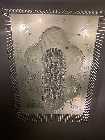 Декор и интерьер: Люстра, 6 ламп, Стекло — 1